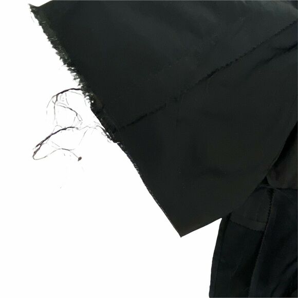 Goth Doll Mini Tunic Dress Women's Black Raw Hem Patchwork Distressed size XL 1X - Picture 6 of 15